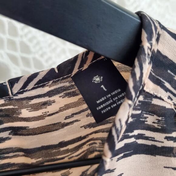 Maison Scotch / Scotch & Soda digital line stripe blouse - Picture 3 of 7